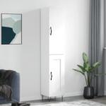 vidaXL Dulap înalt, alb, 34, 5x34x180 cm, lemn prelucrat GartenMobel Dekor (3199137) Comoda