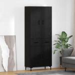 vidaXL Bufet Pe perete Stejar Negru 69, 5 x 34 x 180 cm Lemn compozit GartenMobel Dekor (3416284) Comoda