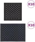 vidaXL Set de prosoape, 20 buc. , negru si gri, bumbac GartenMobel Dekor (136286) Prosop