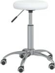 vidaXL Scaun de bucatarie, alb, piele ecologica GartenMobel Dekor (3085682)