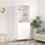 vidaXL Dulap înalt, alb, 69, 5x34x180 cm, lemn compozit GartenMobel Dekor (3189941) Comoda