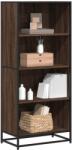 vidaXL Biblioteca, stejar maro, 60x35x139 cm, lemn prelucrat GartenMobel Dekor (3300844) Biblioteca
