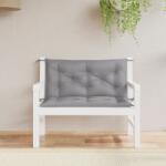 vidaXL Perne banca de gradina 2 buc. , gri, 100x50x7cm, tesatura oxford GartenMobel Dekor (361660)