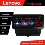 Edotec Navigatie Audi Q3 2011-2018 Lenovo PRO 12.3 inch QLED Android 4G GPS (KIT-q3+PRO-12.3-4+64)