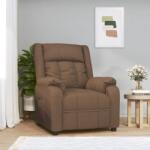 vidaXL Fotoliu rabatabil, maro, material textil GartenMobel Dekor (348112)