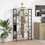 vidaXL Raft pentru carti Stejar Sonoma 82 x 32 x 144, 5 cm GartenMobel Dekor (883983) Biblioteca