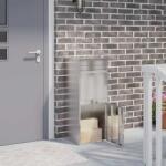 vidaXL Cutie pentru colet Argintiu 47, 5 x 38 x 59 cm Oţel inoxidabil GartenMobel Dekor (874937)