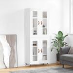 vidaXL Dulap înalt, alb, 69, 5x34x180 cm, lemn compozit GartenMobel Dekor (3198249) Comoda