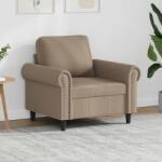 vidaXL Canapea de o persoana, cappuccino, 60 cm, piele ecologica GartenMobel Dekor (359498) Canapea