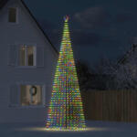 vidaXL Pom de Craciun LED 1544 LED-uri colorate 500 cm GartenMobel Dekor (358075)