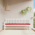 vidaXL Perna banca de gradina, rosu, 200x50x7 cm, textil oxford GartenMobel Dekor (361646)