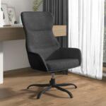 vidaXL Scaun de relaxare, gri închis, material textil GartenMobel Dekor (341092)