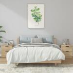 vidaXL Noptiere, 2 buc. , stejar sonoma, lemn prelucrat GartenMobel Dekor (811221)