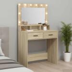 vidaXL Masa de Machiaj Stejar Sonoma 79 x 41 x 135 cm Lemn compozit GartenMobel Dekor (865084)