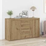 vidaXL Bufet cu sertar Stejar Artizanal 120 x 36 x 69 cm Lemn compozit GartenMobel Dekor (3333864) Comoda