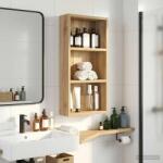 vidaXL Dulap de perete pentru baie Stejar artizanal 30 x 10 x 60, 5 cm GartenMobel Dekor (889326)