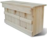 vidaXL Casuta cuiburi vrabii 44 x 15, 5 x 21, 5 cm GartenMobel Dekor (41292)