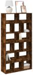 vidaXL Biblioteca, stejar fumuriu, 100x33x187, 5 cm, lemn prelucrat GartenMobel Dekor (3309379) Biblioteca