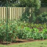 vidaXL Gard cu plasa de sarma Verde 2 x 20 m Otel GartenMobel Dekor (42033071)