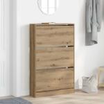 vidaXL Dulap pentru Incaltaminte stejar artizanal 80 x 21 x 125.5 cm GartenMobel Dekor (869103) Pantofar