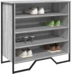 vidaXL Pantofar, gri sonoma, 80x38x78 cm, lemn compozit GartenMobel Dekor (848652) Pantofar