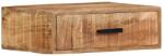 vidaXL Noptiera montata pe perete, 40x30x13, 5 cm, lemn masiv de mango GartenMobel Dekor (371973)