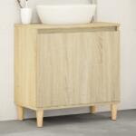 vidaXL Dulap de chiuveta, stejar sonoma, 58x33x60 cm, lemn prelucrat GartenMobel Dekor (847407)