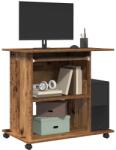 vidaXL Birou pentru computer lemn vechi 80x50x75 cm din lemn prelucrat GartenMobel Dekor (856052)