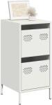 vidaXL Dulap, alb, 35x39x73, 5 cm, otel laminat la rece GartenMobel Dekor (851399) Comoda