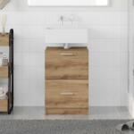 vidaXL Dulap pentru Chiuveta cu usa Stejar Artizanal 40 x 37 x 59 cm GartenMobel Dekor (868813)