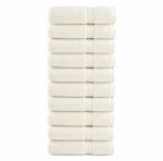vidaXL Prosoape de maini premium SOLUND 10 buc. crem 50x100cm 600 gsm GartenMobel Dekor (137475) Prosop