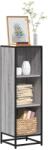 vidaXL Biblioteca, gri sonoma, 33, 5x33x107, 5 cm, lemn prelucrat GartenMobel Dekor (849157) Biblioteca
