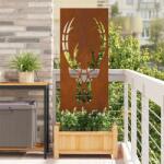 vidaXL Panou Decorativ de Gradina Ruginit 50 x 140 cm GartenMobel Dekor (876335)