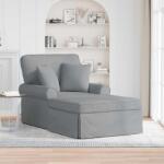 vidaXL Chaise Lounge cu fusta Gri deschis 91 x 157 x 91 cm tesatura GartenMobel Dekor (42022939)