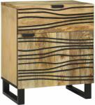 vidaXL Noptiera maro din lemn masiv de acacia, 50 x 33 x 60 cm, stil rustic (4017944)