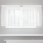 vidaXL Cortina din Dantela cu perdele Alb 120 x 150 cm Poliester GartenMobel Dekor (4107750)