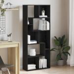 vidaXL Biblioteca, stejar negru, 67x24x161 cm, lemn prelucrat GartenMobel Dekor (862485) Biblioteca