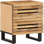 vidaXL Noptiera, 40x33x46 cm, lemn masiv de mango brut GartenMobel Dekor (377426)