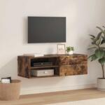 vidaXL Dulap din Lemn Stejar fumuriu 100, 5 x 39 x 30 cm Lemn compozit GartenMobel Dekor (880246)