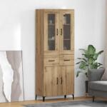 vidaXL Bufet Stejar Artizanal 69, 5 x 34 x 180 cm Lemn compozit GartenMobel Dekor (3415962) Comoda