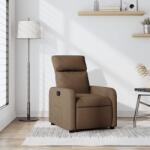 vidaXL Fotoliu rabatabil, maro, material textil GartenMobel Dekor (374169)