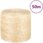 vidaXL Franghie, 50 m, sisal 100%, 4 mm GartenMobel Dekor (155008)