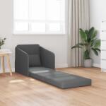 vidaXL Pat canapea Gri închis 65 x 80 x 83 cm tesatura GartenMobel Dekor (4106638) Canapea
