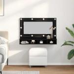 vidaXL Dulap cu oglinda Stejar Negru 90 x 31, 5 x 62 cm Lemn compozit GartenMobel Dekor (862781)