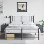 vidaXL Noptiere, 2 buc. , antracit, 34, 5x39x44 cm, otel GartenMobel Dekor (841612)
