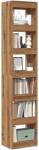 vidaXL Dulap cu carti/Separator de camera Stejar Artisan 40x30x198 cm GartenMobel Dekor (856813) Biblioteca
