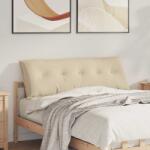 vidaXL Perna pentru spate Crem 140 x 50 cm Tesatura din microfibra GartenMobel Dekor (42014863)