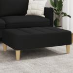 vidaXL Taburet, negru, 77x55x31 cm, material textil GartenMobel Dekor (4007391)