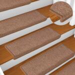 vidaXL Covorase pentru scari, 30 buc. , 65x21x4 cm, maro, cu margini dreptunghiulare GartenMobel Dekor (3365776) Covor