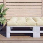 vidaXL Perna canapea din paleti, crem, 70x70x12 cm GartenMobel Dekor (360471)